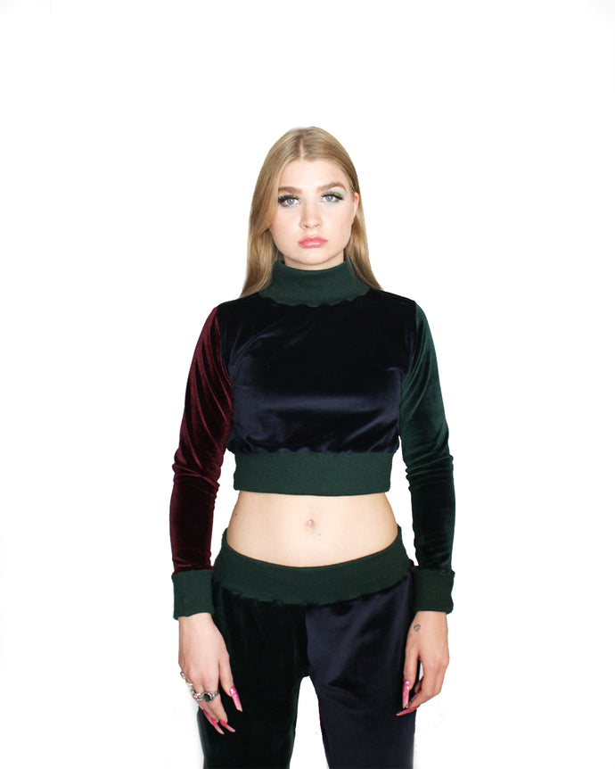 SB Signature Luxury Velour Set Top