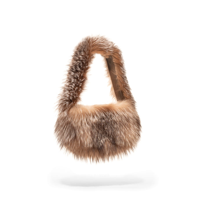 Samantha’s Signature Fox Fur Medium Tote